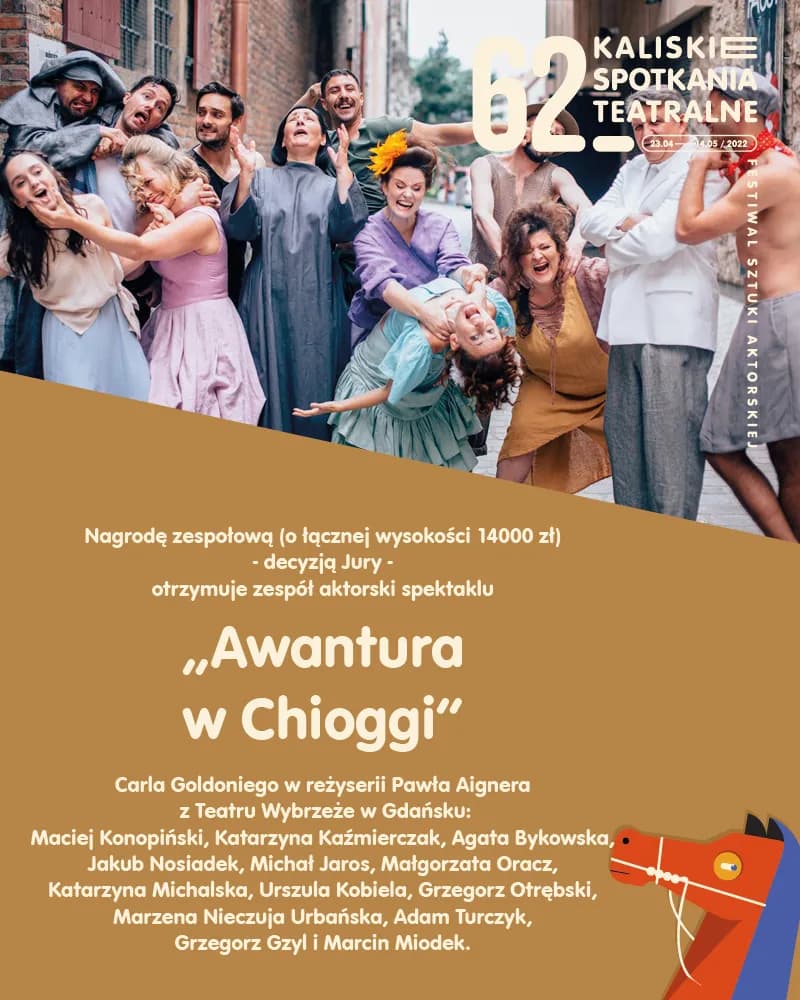 Sukces na 62. Kaliskich Spotkań Teatralnych!