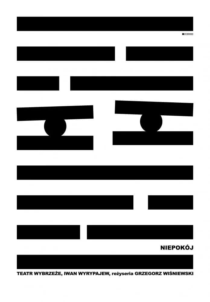 Plakat do spektaklu Niepokój